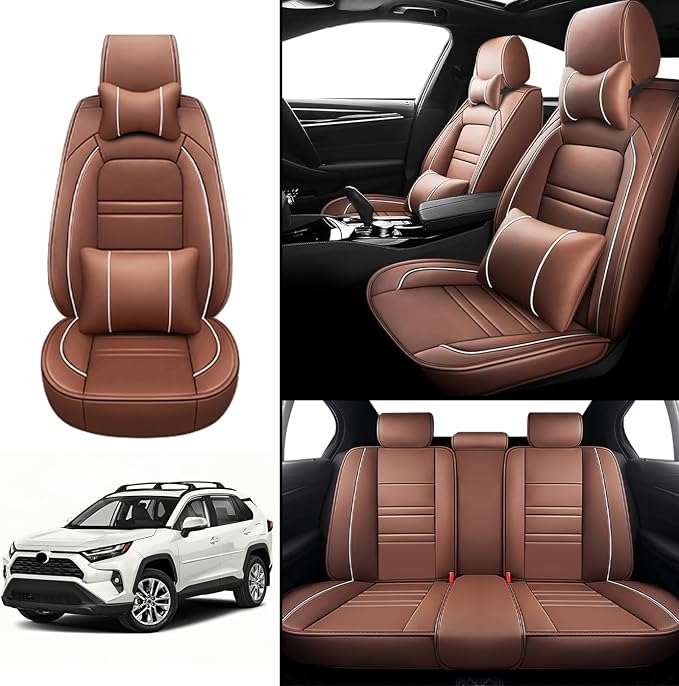 Car Seat Covers for Toyota rav4 2000-2025 | 5-Seats Seat Covers, Waterproof - Image 2