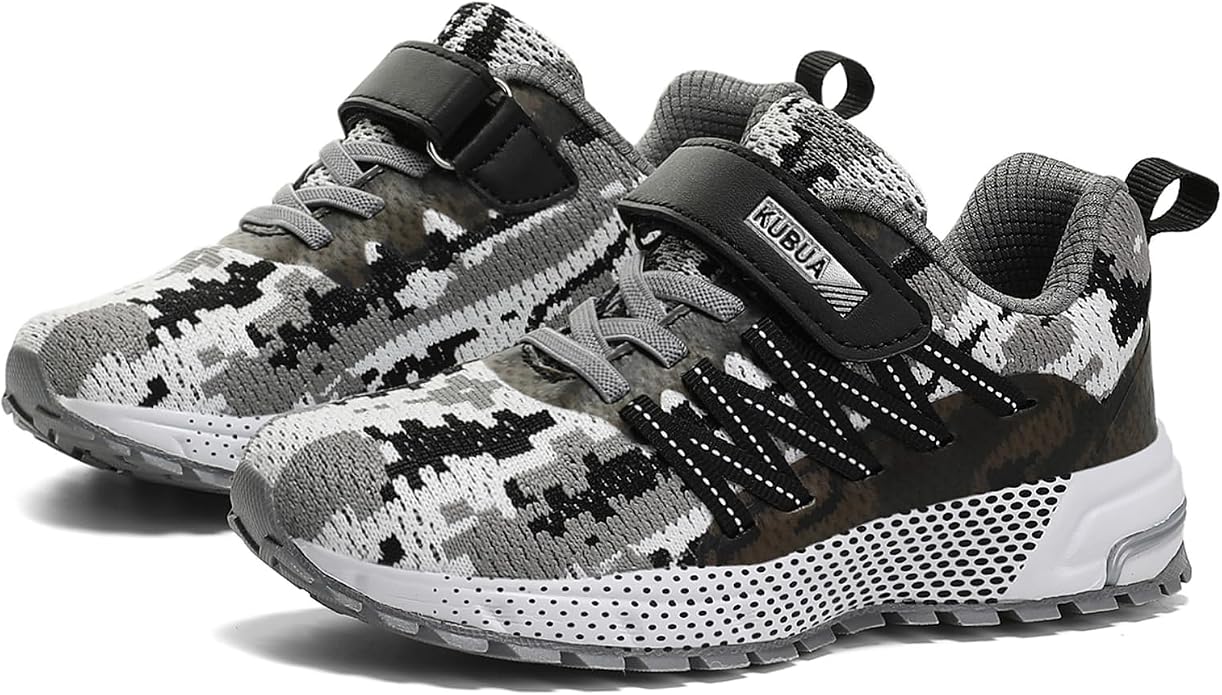 KUBUA Kids Sneakers for Boys Girls Running Tennis Shoes Lightweight Breathable - Image 8