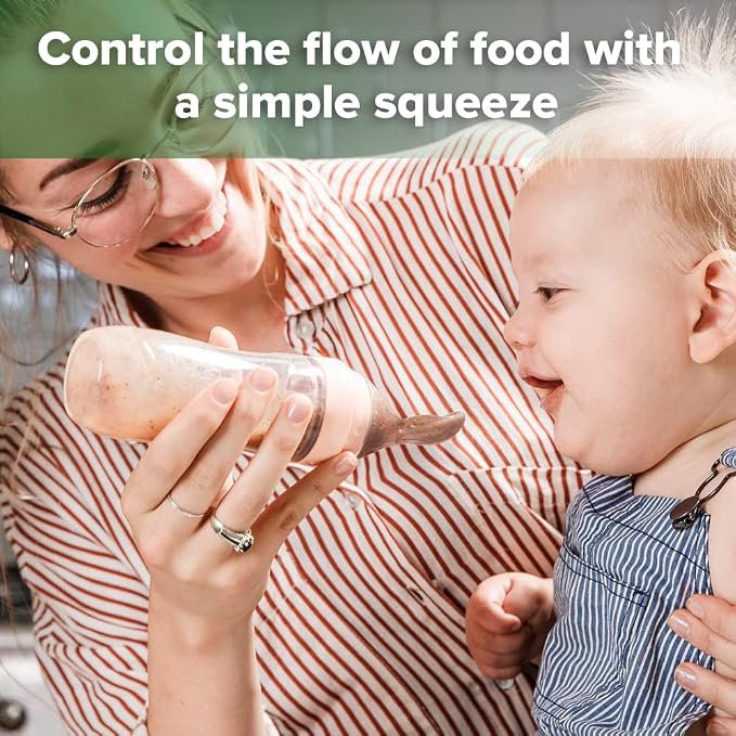 Haakaa Silicone Baby Food Dispensing Spoon Feeder 4oz - Image 2