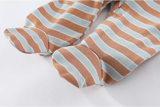 Fashion Baby Boy Girl Clothing Set Cotton Soft 3-Piece Long Sleeve Button - Image 5