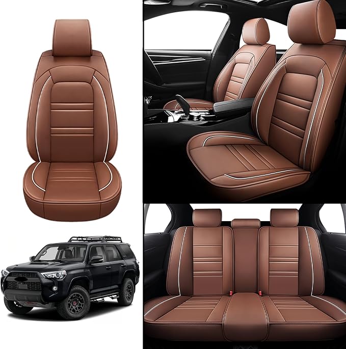 Seat Covers for Toyota 4runner 1991-2025 | 5-Seats Leather Seat Covers - Image 2