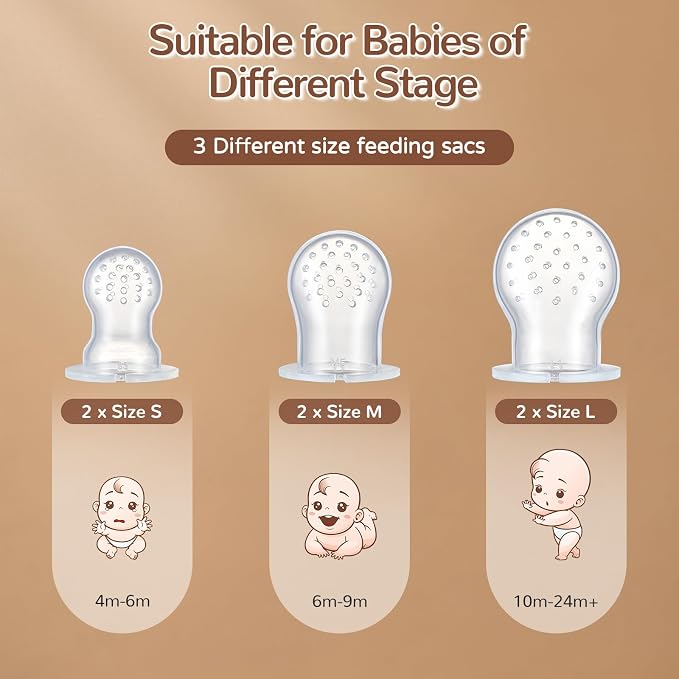 2 Pack Silicone Baby Fruit Feeder - Image 3