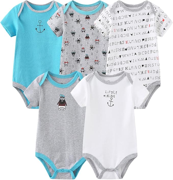 Newborn Layette Gift Set Bodysuits Pants - Image 2