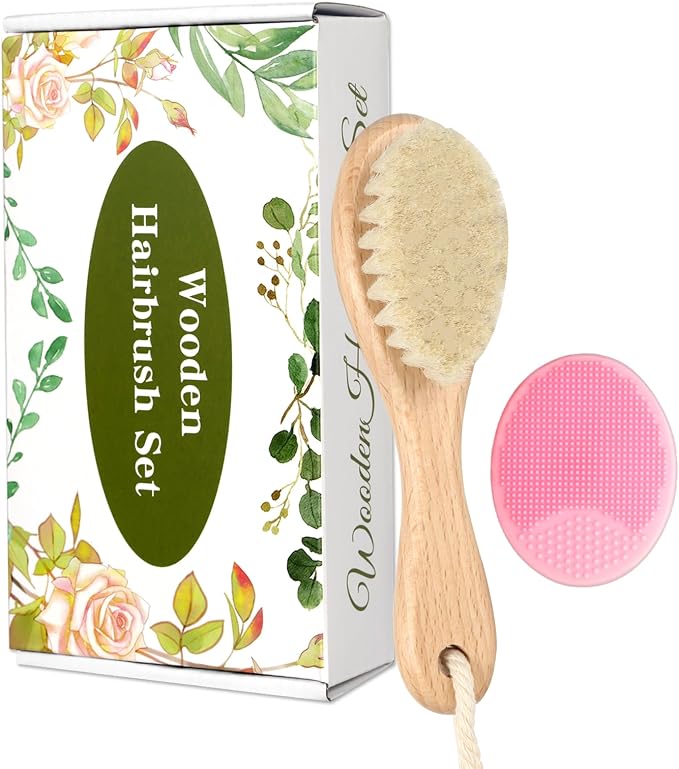 Wooden Soft Goat Bristles Brush by WXA