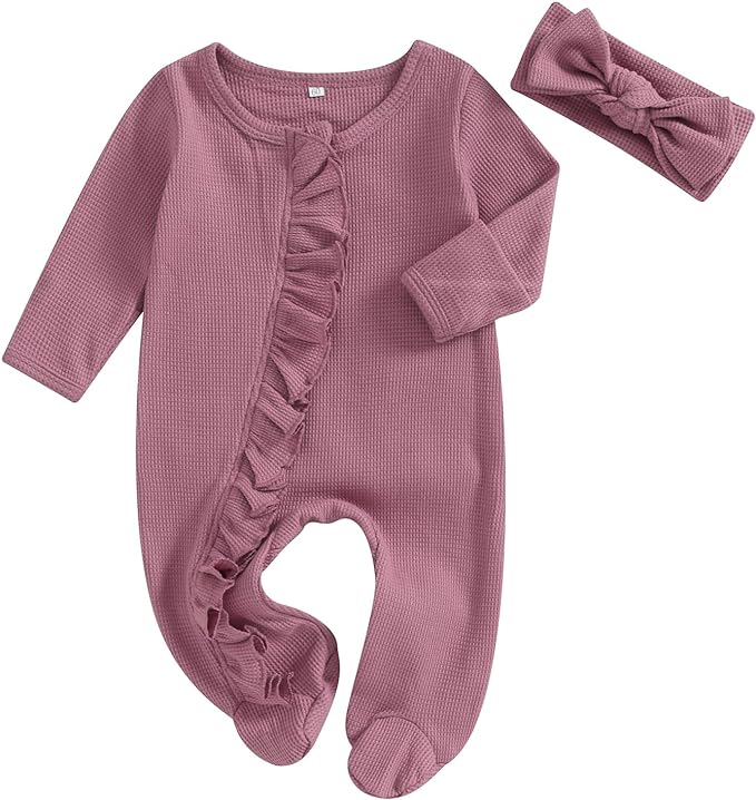 CIYCUIT Baby Girls Cactus Footies Newborn Zip Up Onesie Romper by CIYCUIT