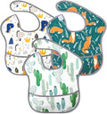 Accmor Baby Bibs, Waterproof Baby Toddler Bibs, Apron Smock Bib by Accmor