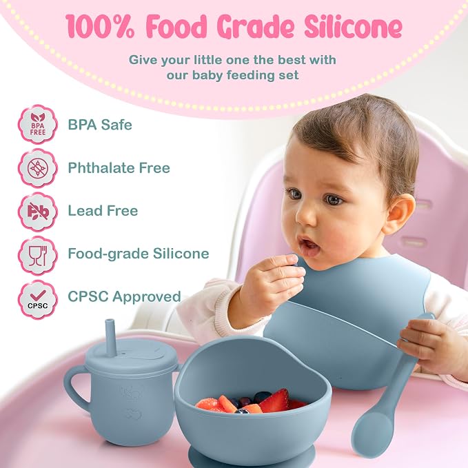 24 Pack Silicone Baby Feeding Set - Image 4