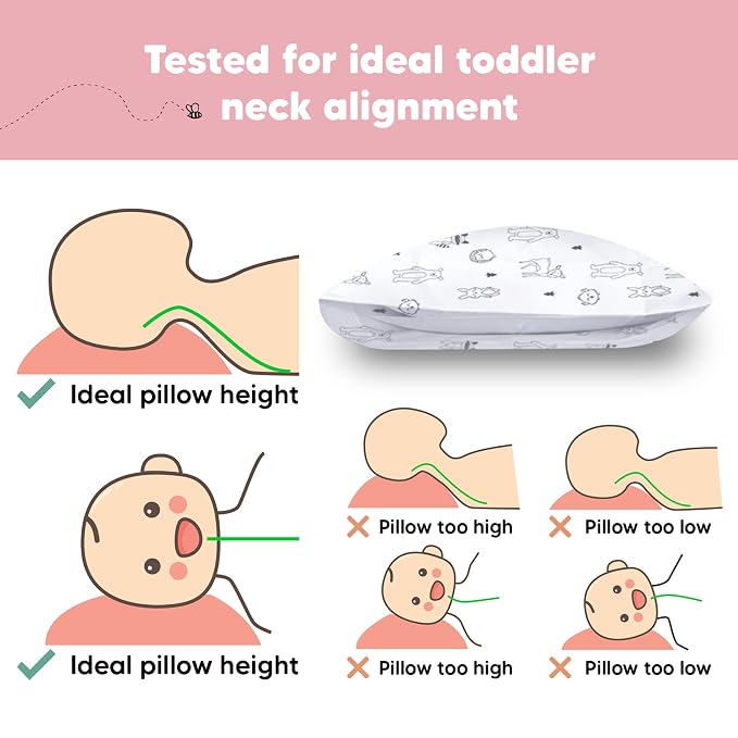 Toddler Pillow with Pillowcase - Image 6