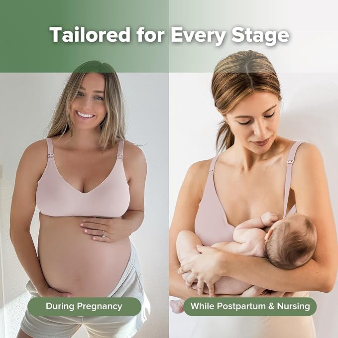haakaa Nursing Bras for Breastfeeding, Ultra Comfort Jelly Strip“ Supportive - Image 5