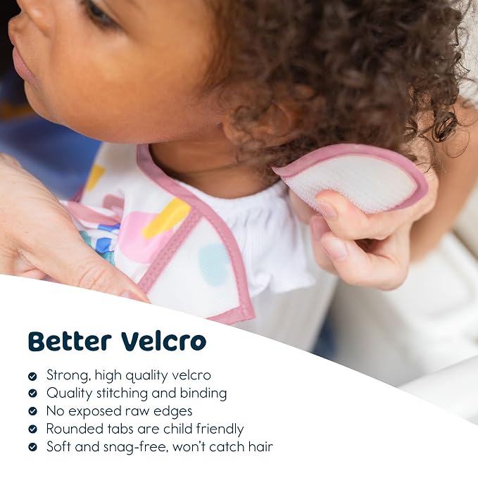 Tiny Twinkle Mess Proof Baby Bibs - Image 5