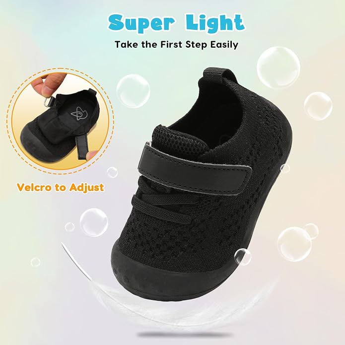LeIsfIt Baby Shoes Girls Boys First Walking Shoes Infant Sneakers Crib Shoes - Image 6