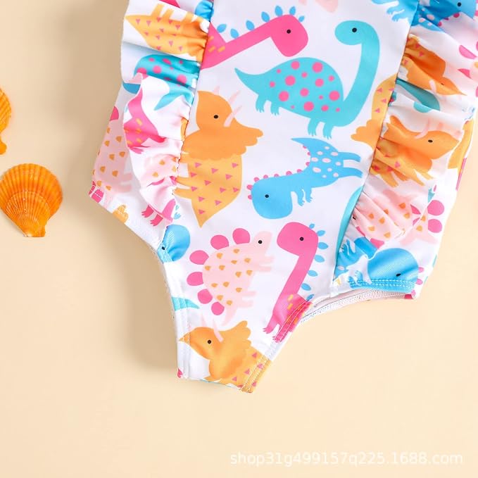 Happy Town One-Piece Infant Toddler Baby Girl Summer Swimsuit Watermelon - Image 5