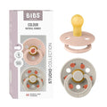 BIBS Studio Soother 2-Pack, BPA Free Dummy Pacifier, Round Nipple. Natural by BIBS