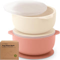 KeaBabies 2-Pack Baby Bowls by KeaBabies