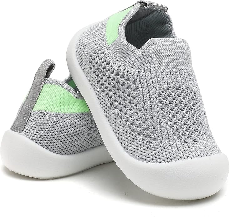 Baby Walking Shoes Toddler Girl Boy Soft Sole Breathable Cotton Canvas Shoes by Charrost