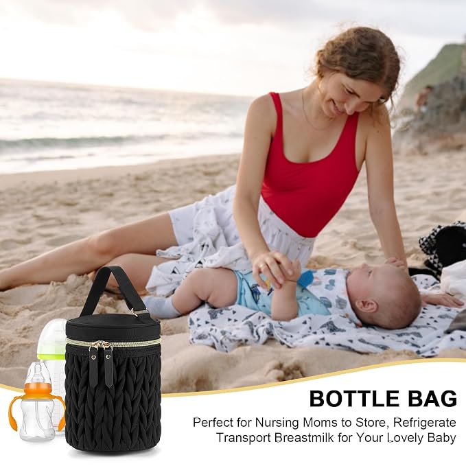 Accmor Breastmilk Cooler Bag, Insulated Baby Bottle Cooler Tote Bags - Image 8