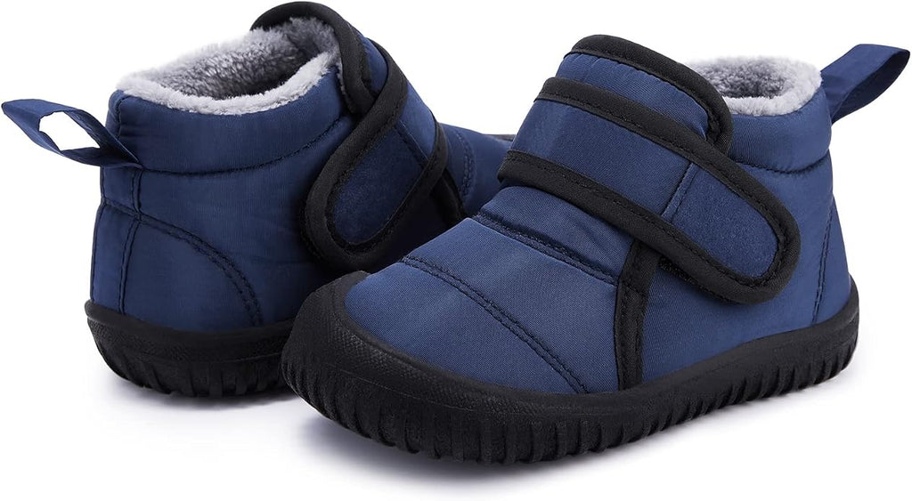 BMCiTYBM Toddler Baby Snow Boots Winter Shoes Boys Girls Cold Weather Baby Faux - Image 5