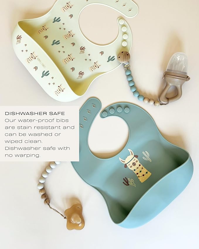 Hippypotamus Silicone Baby Bibs - Image 3