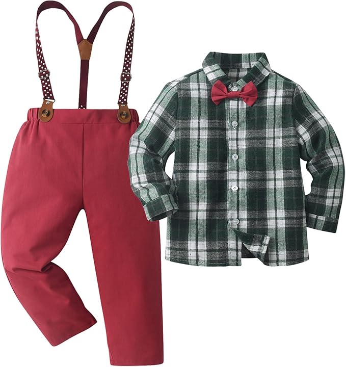 Boarnseorl Baby Boys Pants Sets, Toddler Gentleman Outfits, Infant Long Sleeve by Boarnseorl