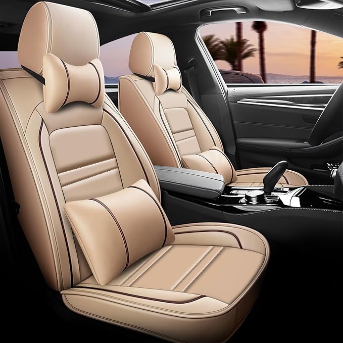 Car Seat Covers for Dodge Dakota 2000-2011 | 5-Seats Seat Covers, Waterproof - Image 3