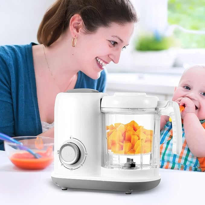 Baby Food Maker, 4 in 1 Baby Food Processor and Steamer, Puree Blender - Image 7