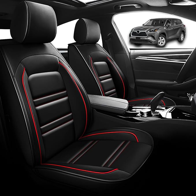Seat Cover for Toyota Highlander 2001-2025 | Car Seat Covers Front Seats - Image 2