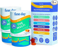 FIRST DAY Kids Multivitamin Gummies Age 4+, Strawberry & Orange by FirstDay