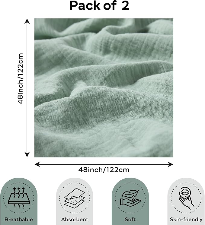 JELLYMONI Muslin Swaddle Blankets - Image 4