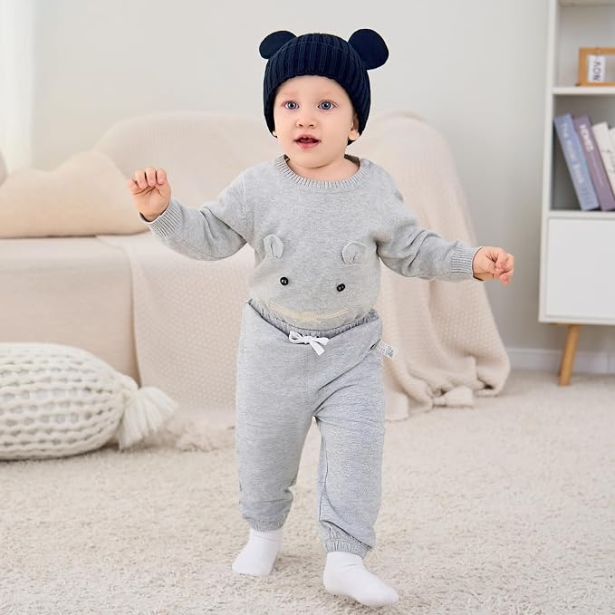 Toddler Boy Winter Beanie Baby Knit Hat Warm Girl Beanies Newborn Cute Hats - Image 5