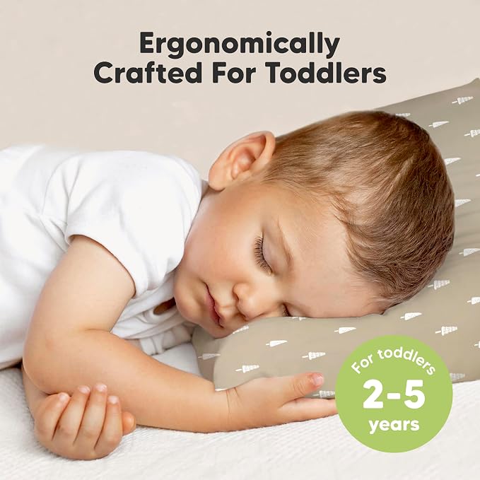 KeaBabies 2-Pack Toddler Pillow 13x18 - Image 2