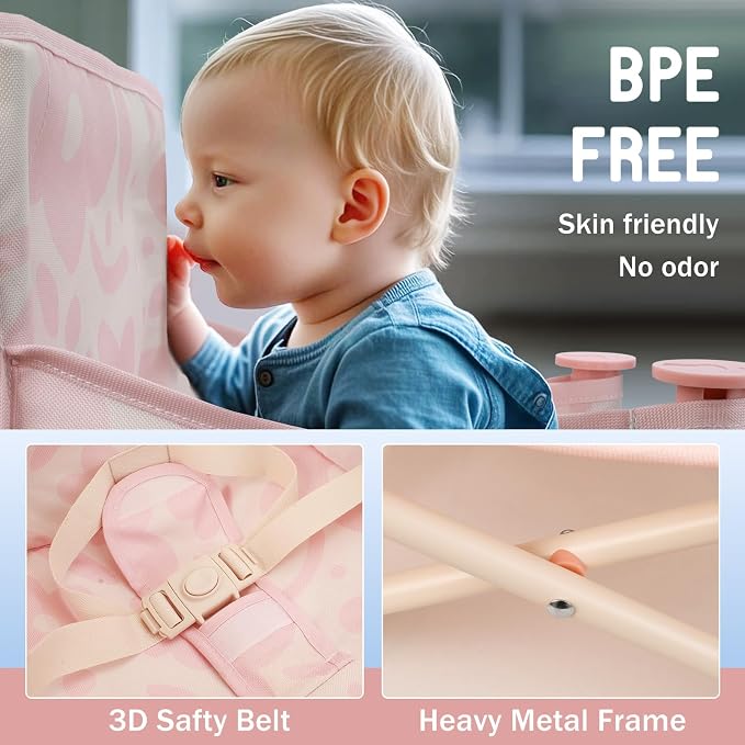 Tiny Marvels Portable 3-in-1 Baby Chair, Cozy Booster Seat, Baby Seat - Image 2