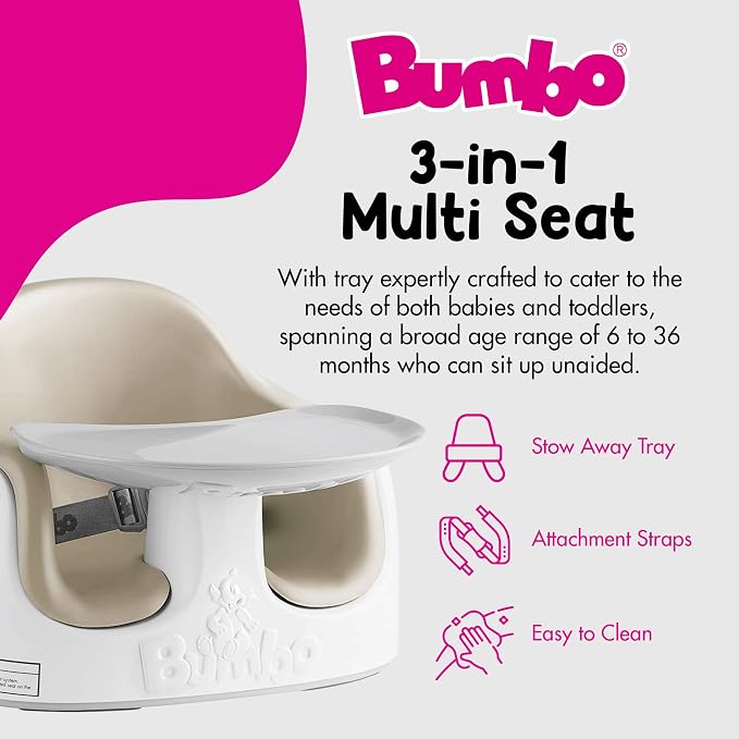 Bumbo 3-in-1 Multi-Seat for 6 to 36 Months, Travel Baby Feeding & Play Floor - Image 2