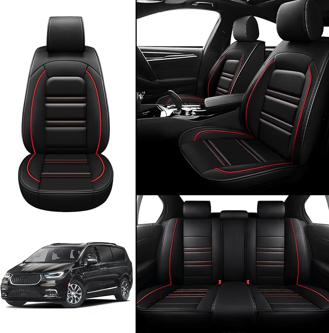 Seat Covers for Chrysler Car Pacifica 2004-2025 | 5-Seats Leather Seat Covers - Image 2