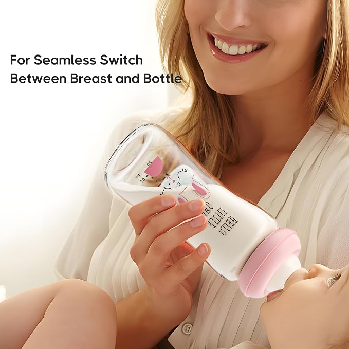 YOHKOH Natural Glass Baby Bottle - Image 2