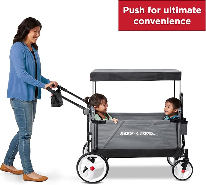 Stroller Wagon for Kids, Baby Stroller, Utility Cart, Rolling Cart, Radio Flyer - Image 5