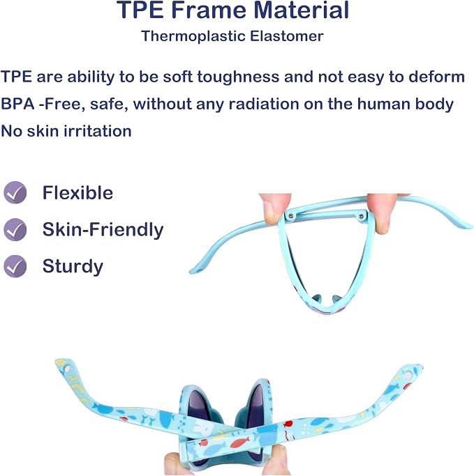 COCOSAND Flexible Baby Sunglasses - Image 3