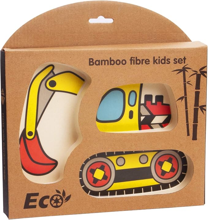Toddler Plates Dinnerware Dinner Dish Set Baby Feeding Spill Proof Divided Plate - Image 2