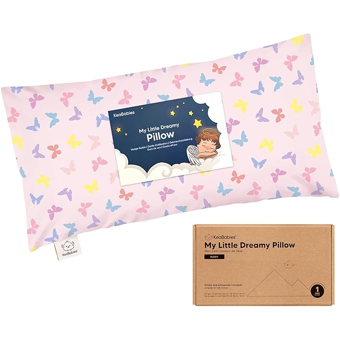 Toddler Pillow with Pillowcase by KeaBabies