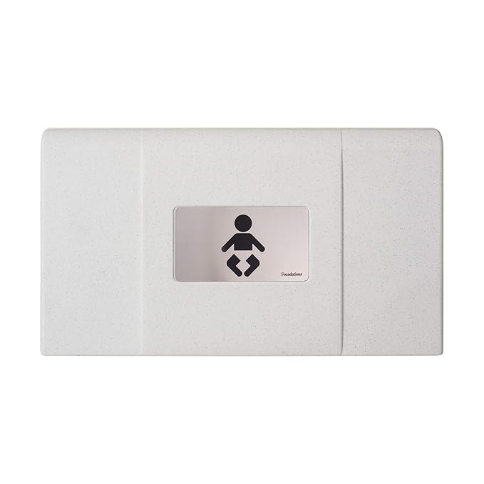 Foundations Ultra Horizontal Wall Mounted Baby Diaper Changing Station by FoundationsChildrensProducts