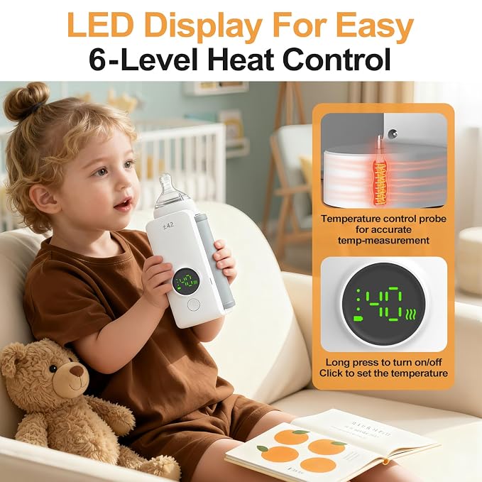 Solve The Milk Warming Dilemma Portable Bottle Warmer Requires no Water Rapid - Image 7