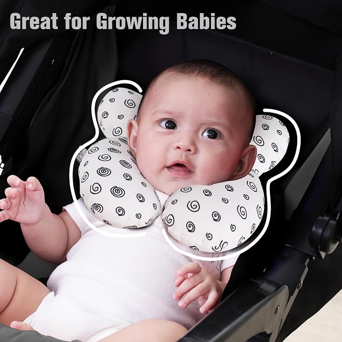 KAKIBLIN Baby Neck Pillow, Baby Head Pillow, Upgraded Travel Support Pillow - Image 4
