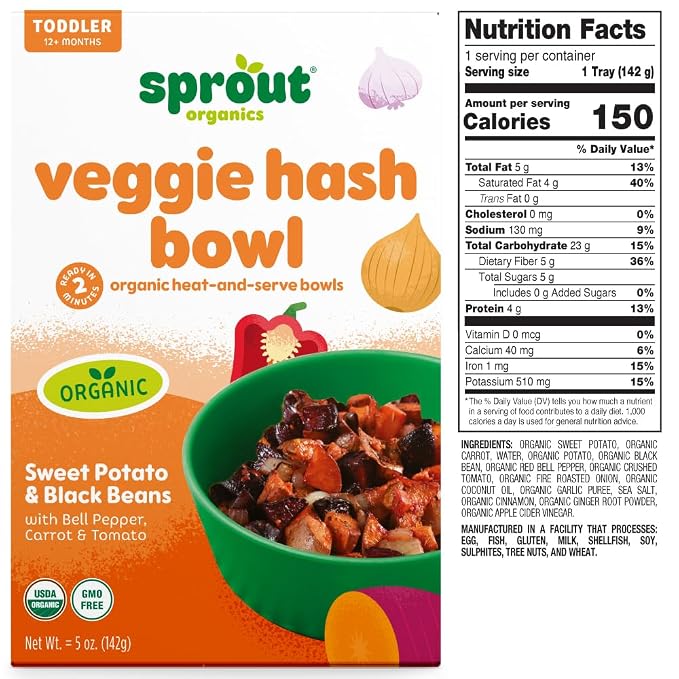 Sprout Organics, Toddler Meal, Veggie Hash - Image 3
