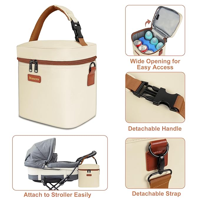 Mancro Breast Milk Cooler Travel Bag - Image 5