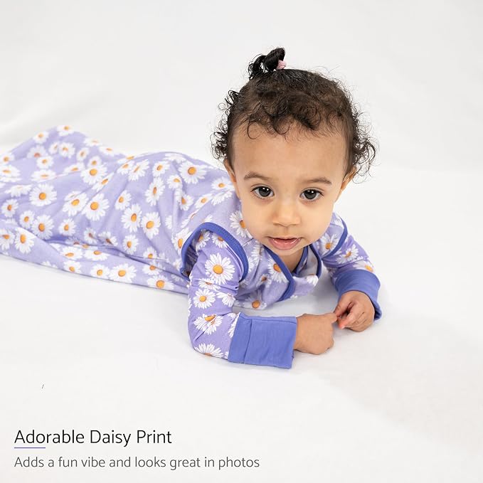 LollyBanks Baby Sleep Sack, 100% Cotton Wearable Blanket 2-Way Zipper Sleep - Image 3
