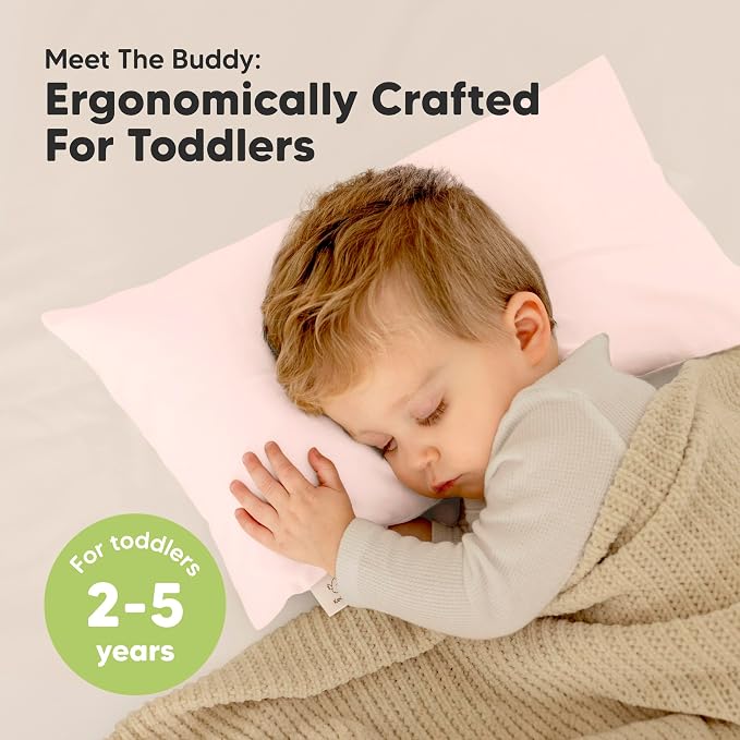 Toddler Pillow with Pillowcase - Image 2