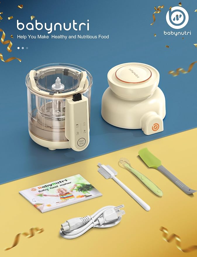 Auto Baby Food Maker, Glass Baby Food Mill, Baby Blender & Steamer and Puree - Image 7