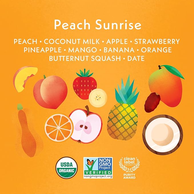 Once Upon a Farm Pouches, Dairy-Free Smoothie Variety Pack, Strawberry - Image 6