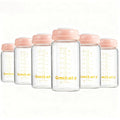 Breast Milk Storage Bottles 240ml 8oz BPA-Free Leak-Proof Baby Bottle by Qmibaby