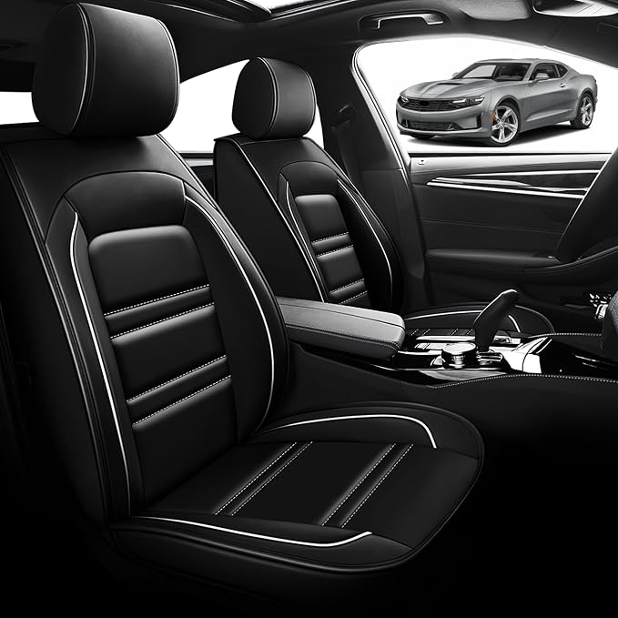 Seat Cover for Camaro 2000-2023 | Car Seat Covers Front Seats, Waterproof Seat - Image 2