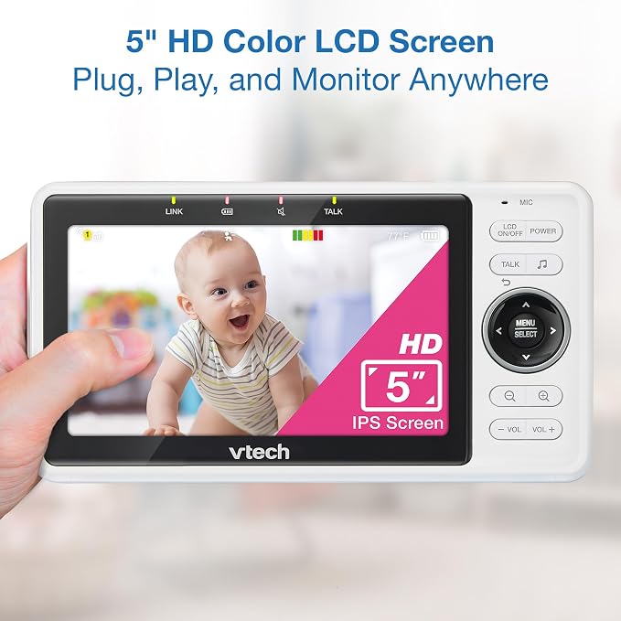 VTech 2-Cameras Smart WiFi Baby Monitor - Image 5